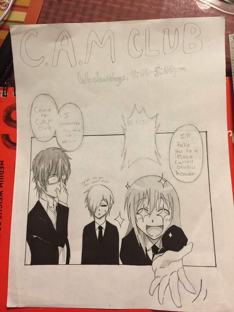Anime club poster! | Anime Art Amino
