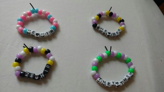 Pronoun bracelets! | LGBT+ Amino