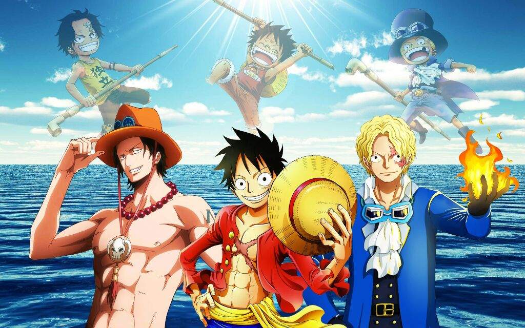 one piece luffy y ace