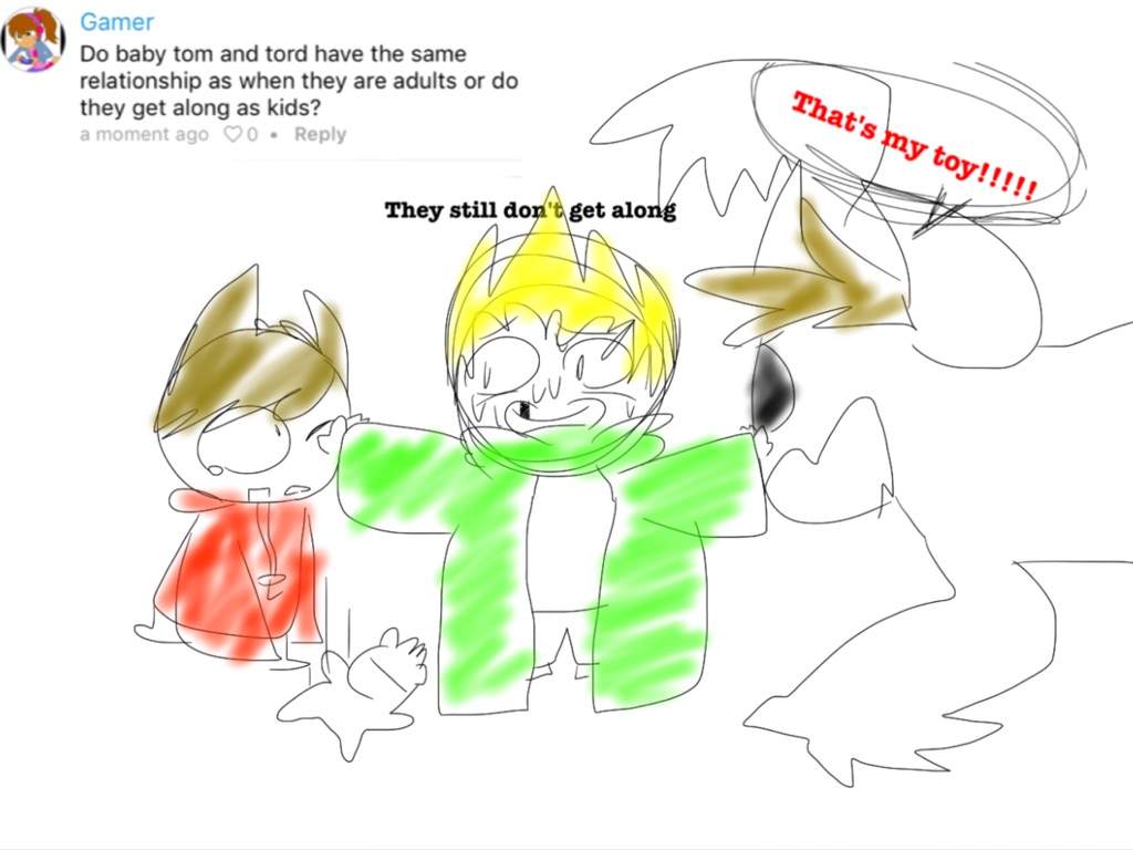 Ask Baby Tom Edd Tord And Matt Eddsworld Amino