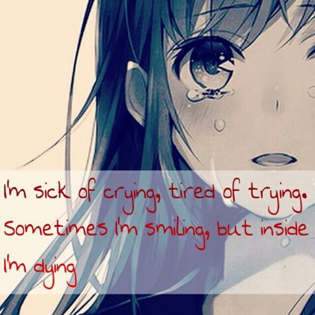 Sad Chibi Anime Girl