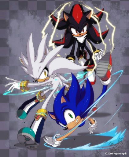 The SSS quad (Sonic, Shadow, and Sliver) | Sonic the Hedgehog! Amino