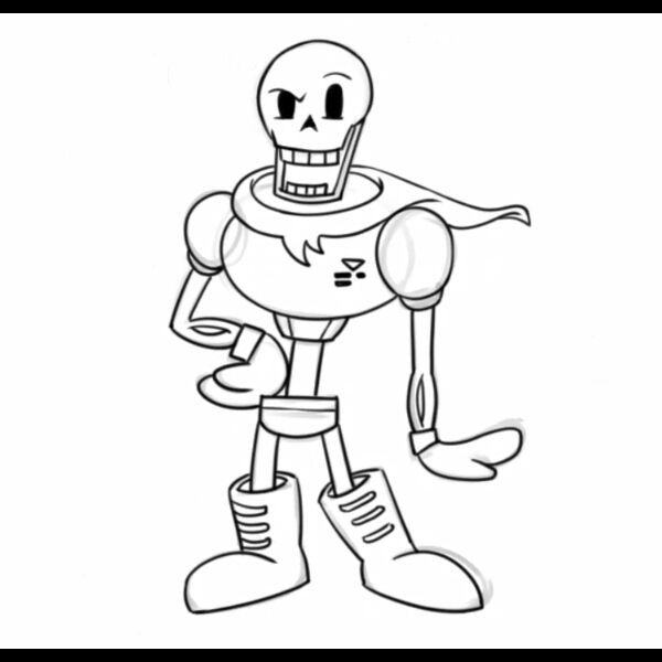 Download 54+ Undertale Papyrus Coloring Pages PNG PDF File - Including