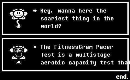 The Fitnessgram Pacer Test Undertale Amino