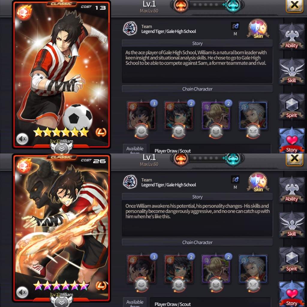 william soccer spirits anime william soccer spirits anime