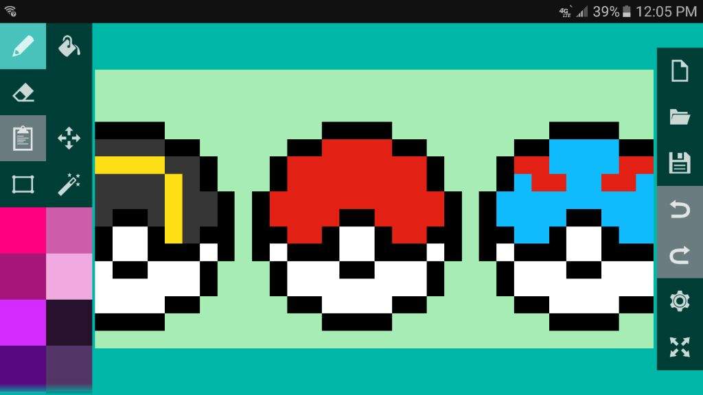 Pokeball Pixel Art Pokémon Amino