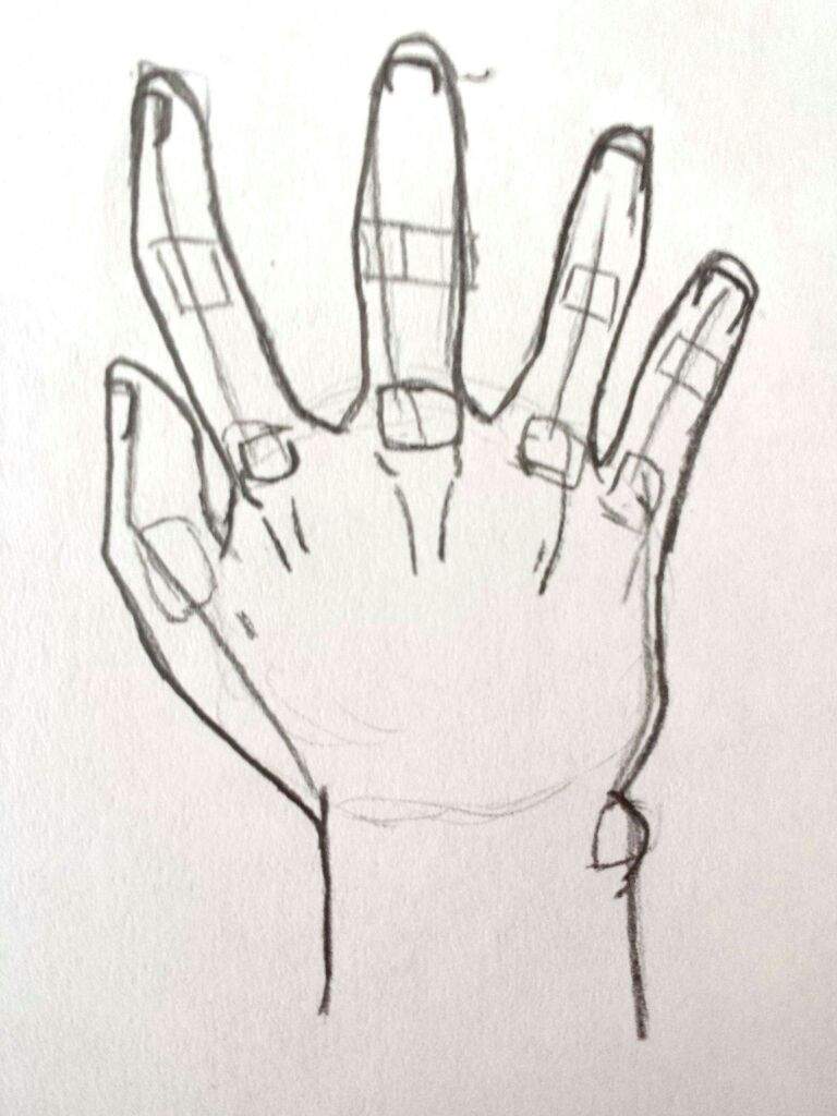 How To Draw A Skeleton Hand On Your Hand Step By Step ...