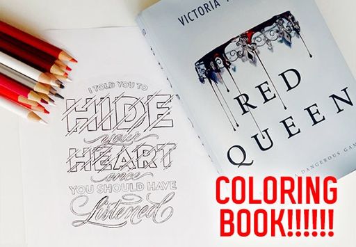 red queen coloring book