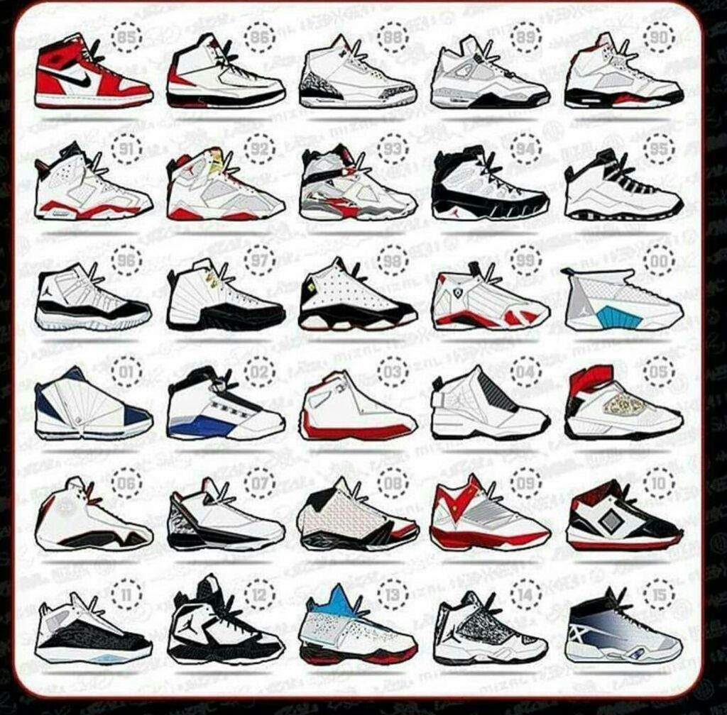 jordans with numbers