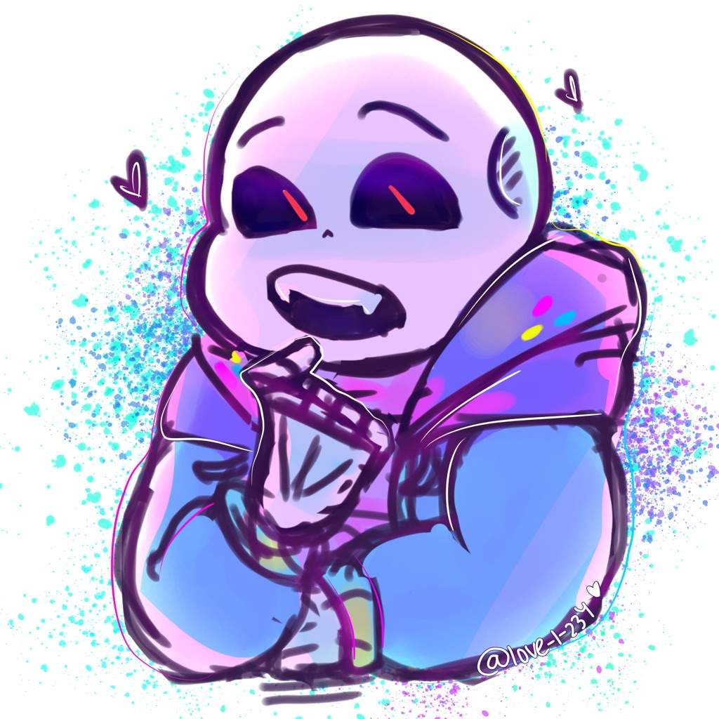 Cute sans drawing Undertale Amino