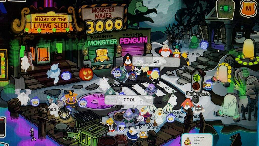 Resultado de imagen para halloween party 2016 club penguin