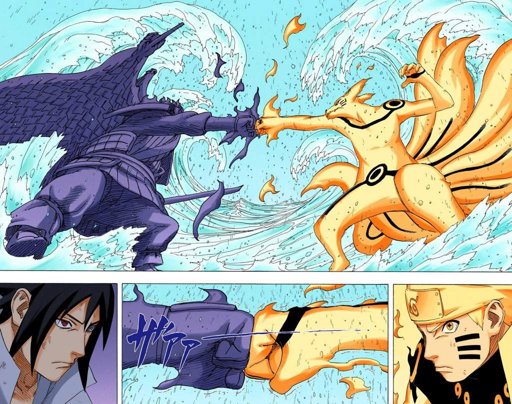 Naruto vs Sasuke...was just so amazing i cried.