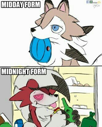 Lycanroc mid day or mid night? | Pokémon Amino