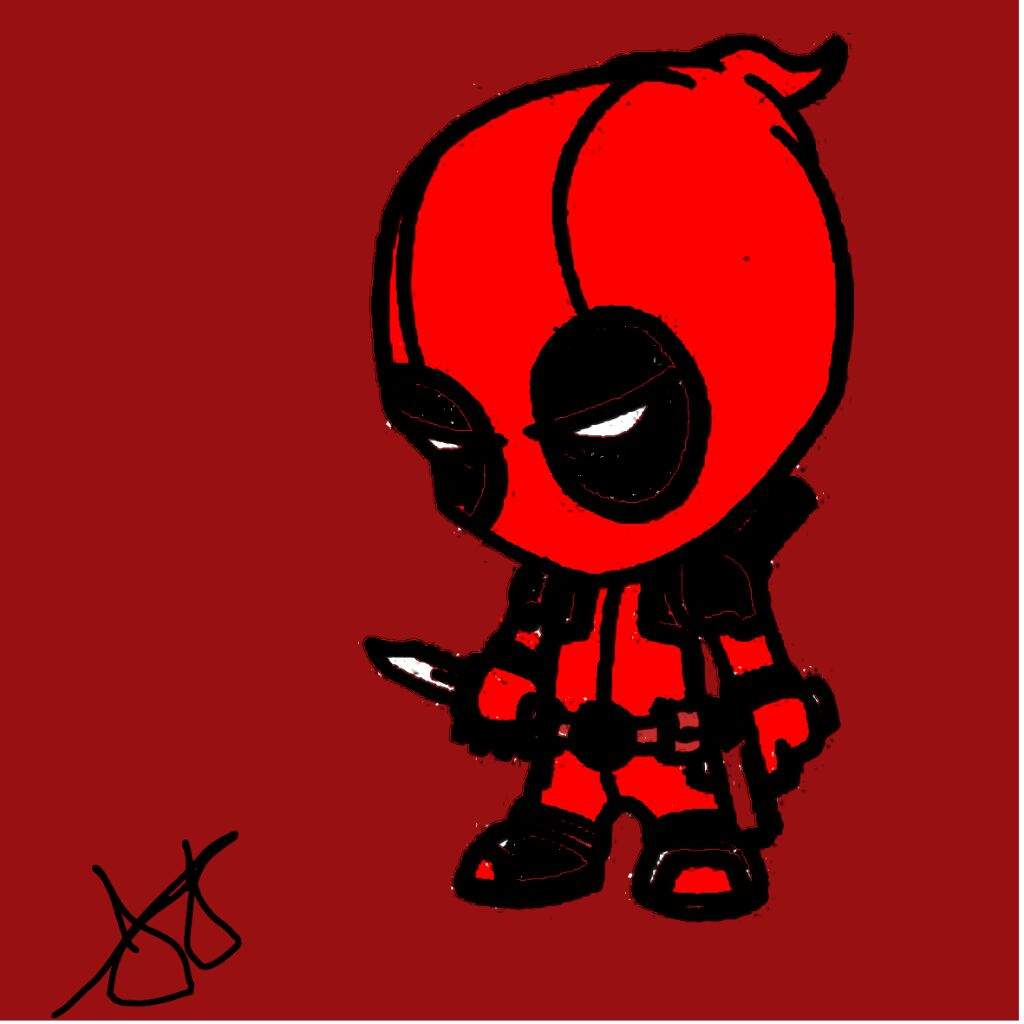 Cartoon Deadpool - Carinewbi