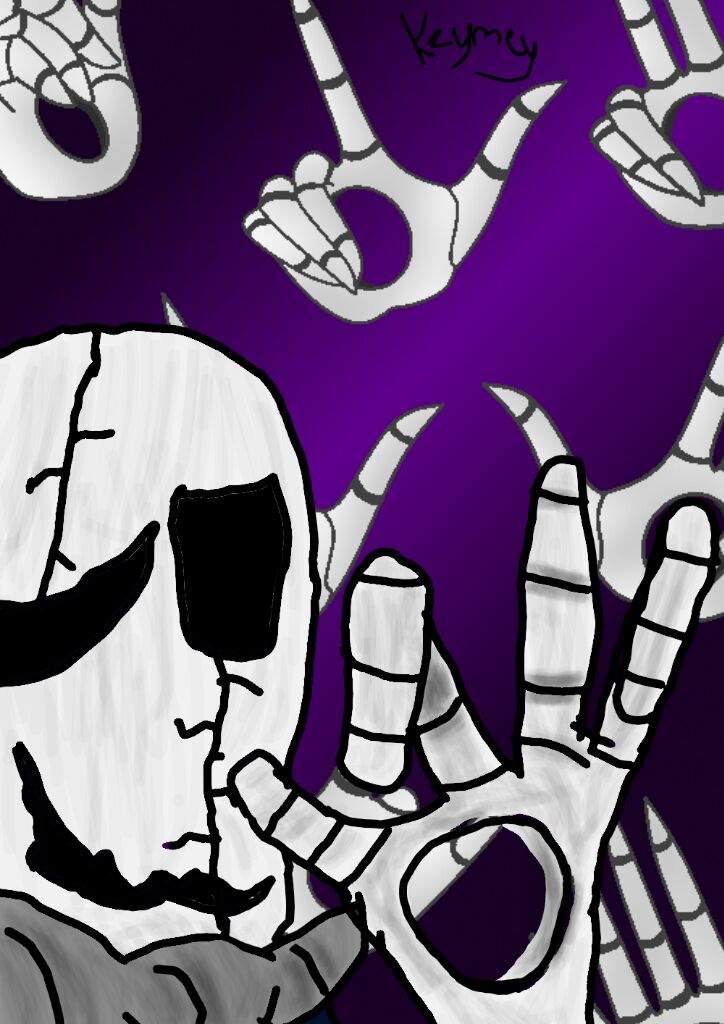 Gaster for spooky scary challenge | Undertale Amino