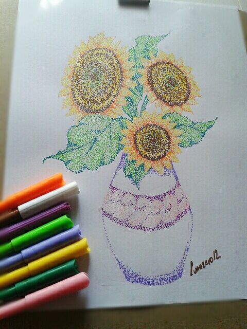 Girasoles | •Arte Amino• Amino