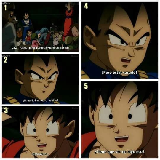 Cuando te das cuenta que Goku nunca a besado a milk....pero Vegueta si a  Bulma.???????? | DRAGON BALL ESPAÑOL Amino