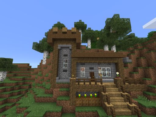 Hill house | Minecraft Amino