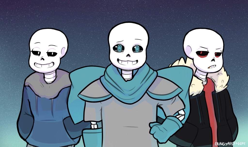 The More Iconic Trio | Sans, Swap!Sans & Fell!Sans | Undertale Amino