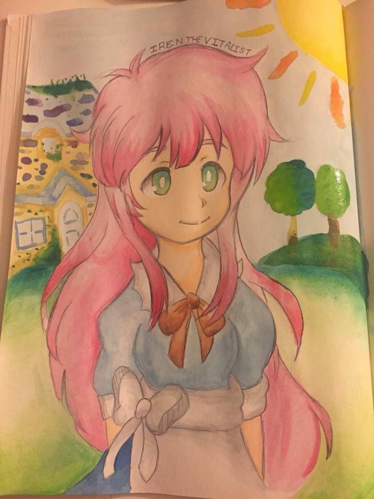 The Steps Of Painting Watashi with WaterColor | Anime Amino