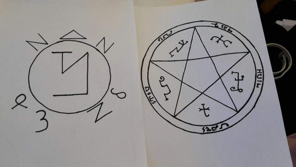 supernatural symbol drawing