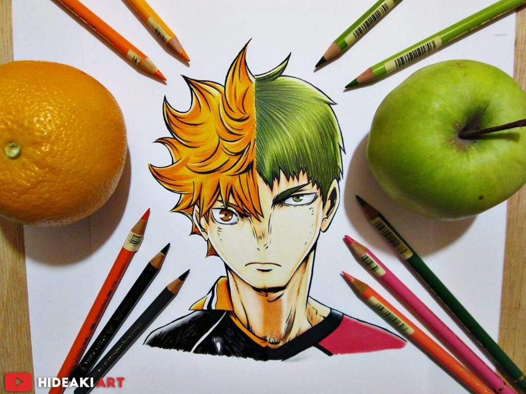 Hinata vs Ushijima from Haikyuu! | Art Amino