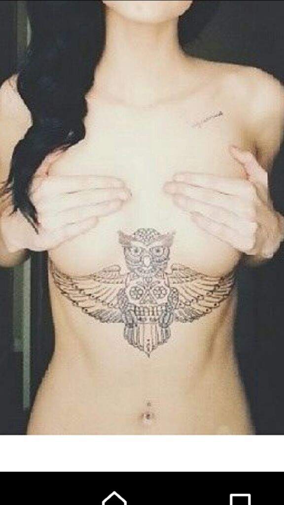 rib sternum tattoos