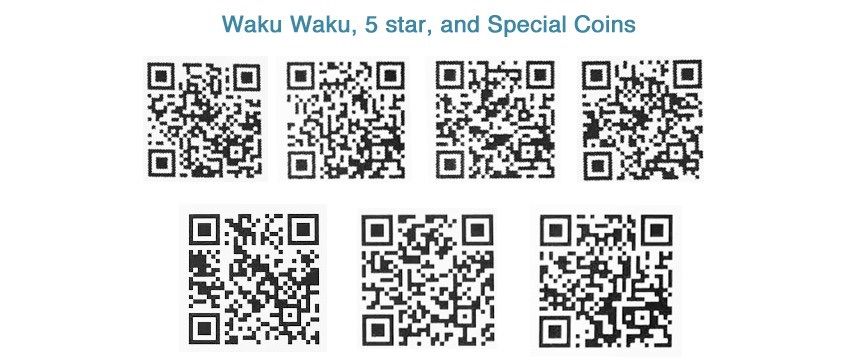 These are the Japanese QR Codes, but these DO work in the English version o...