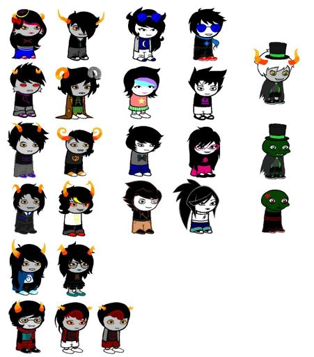 Updated OC Sprites | Homestuck And Hiveswap Amino