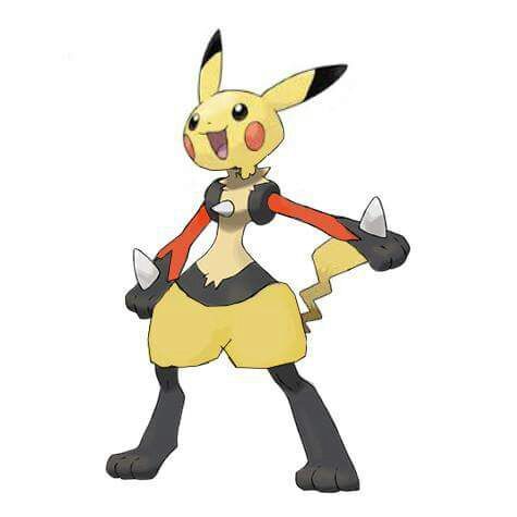 Pokemon fusion pikachu mix with lucario | Pokémon Amino