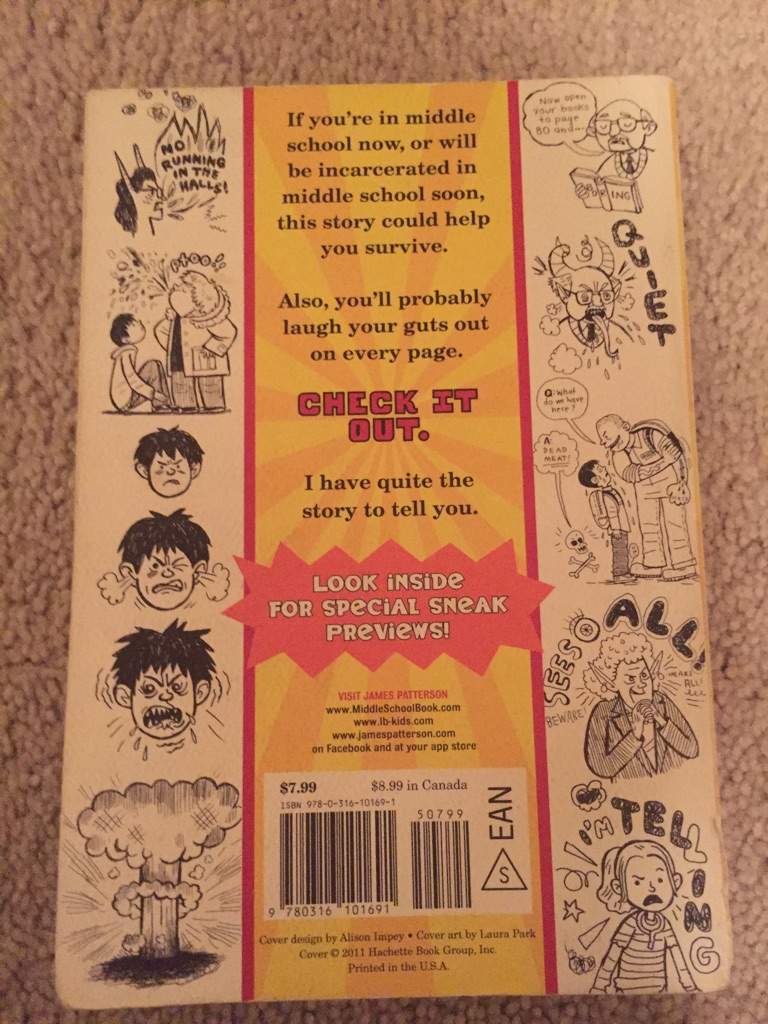 middle school worst days of my life book