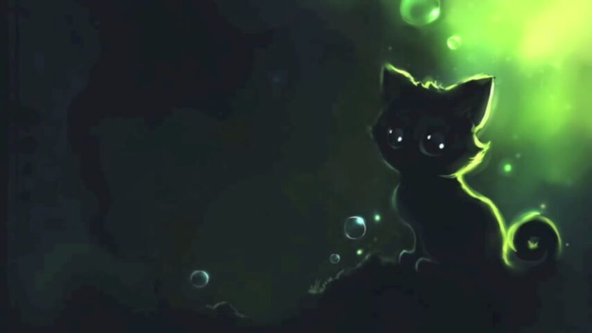 Sad Black Kitten | Cats Amino