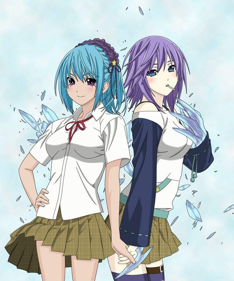 Mizore x Kurumu.