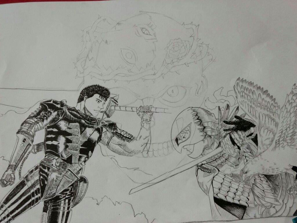 Berserk collage - Drawing and meaning behind it | Anime Amino