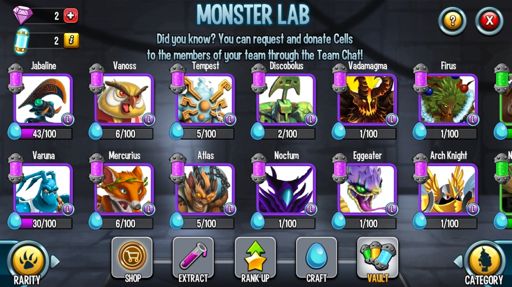 monster legends breeding times list