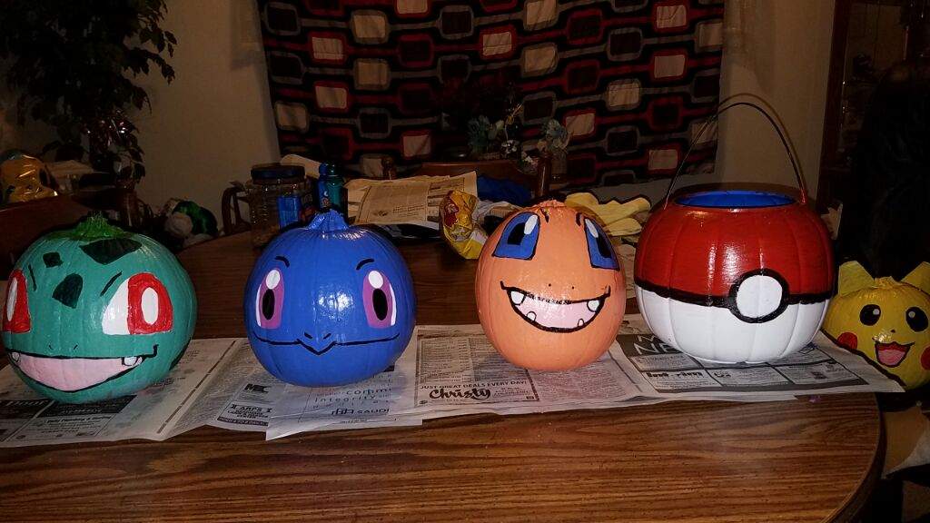 All the pumpkins are painted!!!! | Pokémon Amino