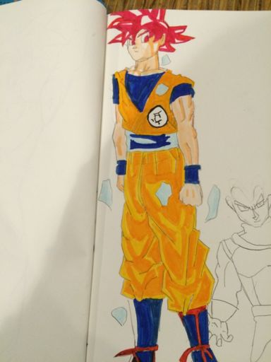 Goku ssg drawing | Anime Amino