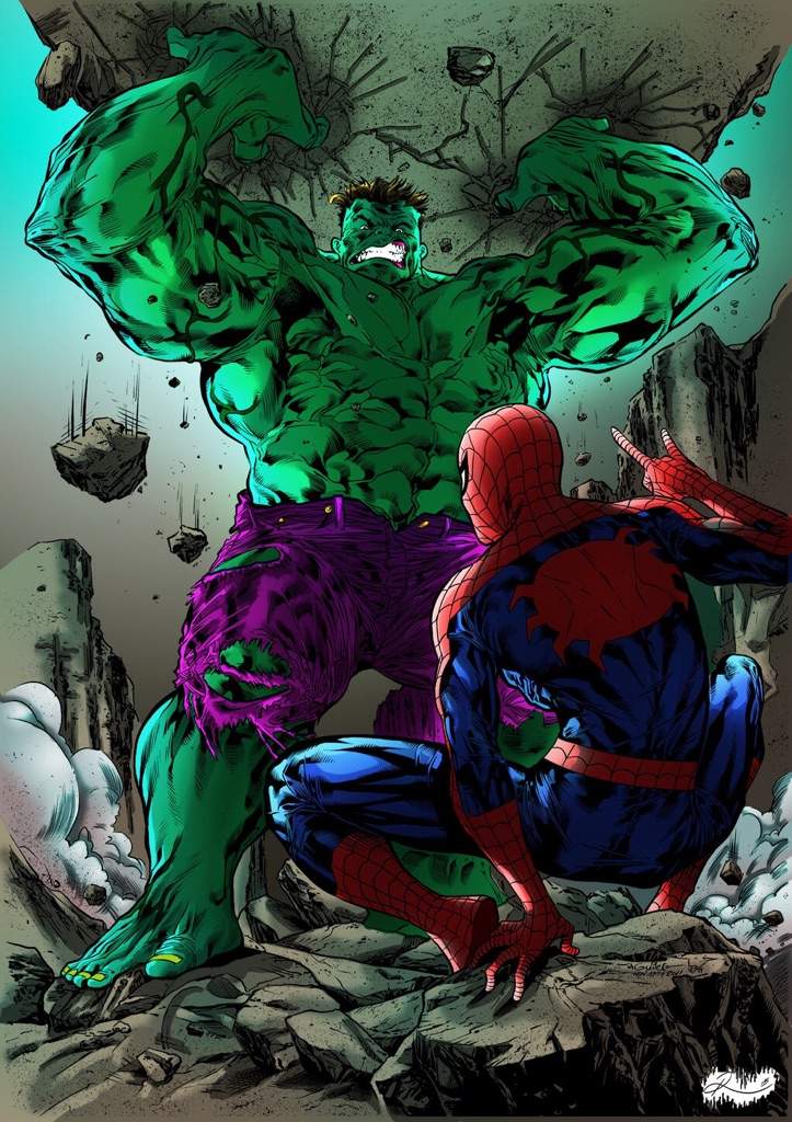 Spiderman parte 5: Hulk | •MARVELESA• Amino