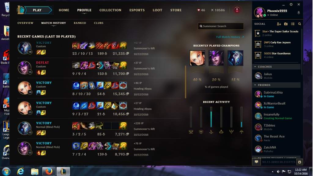 how to update league client alpha