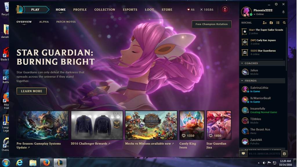 download league of legends alpha client