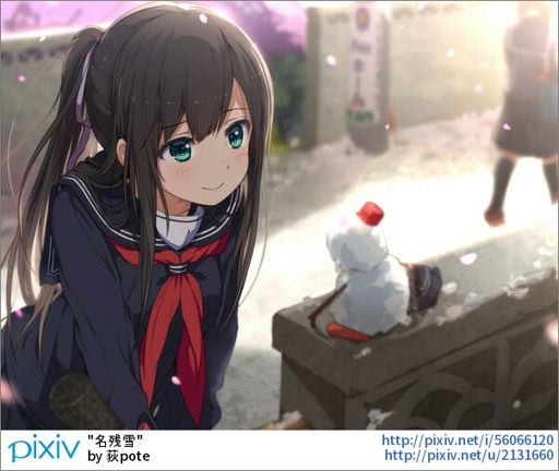 名残雪 荻pote Pixiv Anime Amino