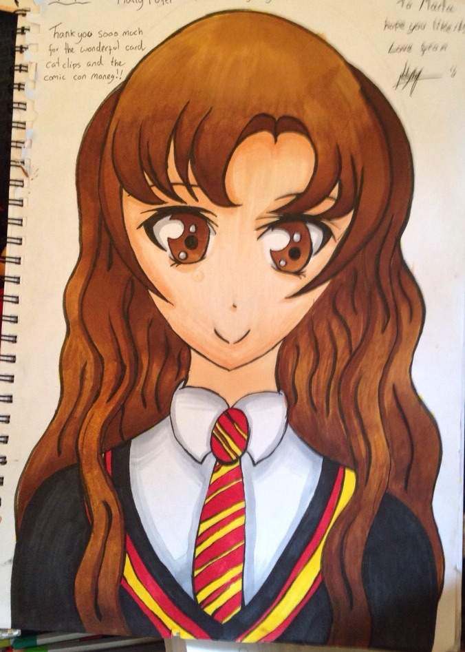 Hermione Anime Drawing - Hermione Granger Potter Harry Drawing Anime ...