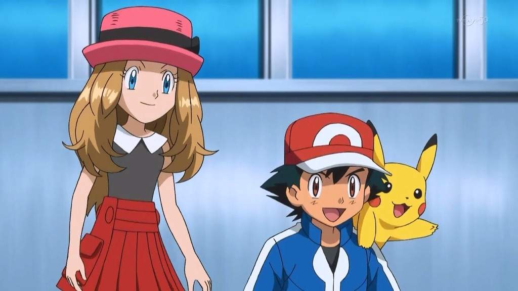 Amourshipping in serena long hair.