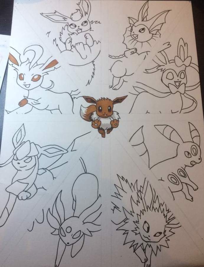 『cómo Dibujar A Evoluciones De Eevee』《paso A Paso》 •anime• Amino 5734