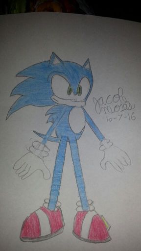 Best Sonic drawing I made ever!!! | Sonic the Hedgehog! Amino