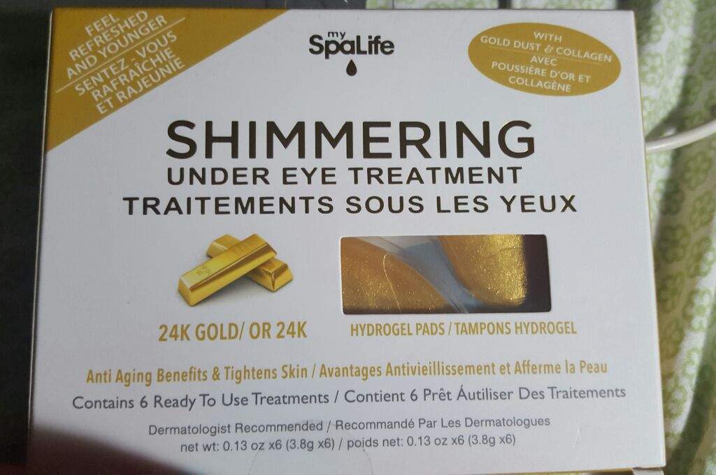 Review: SpaLife shimmering gold under eye treatment | Korean Beauty Amino