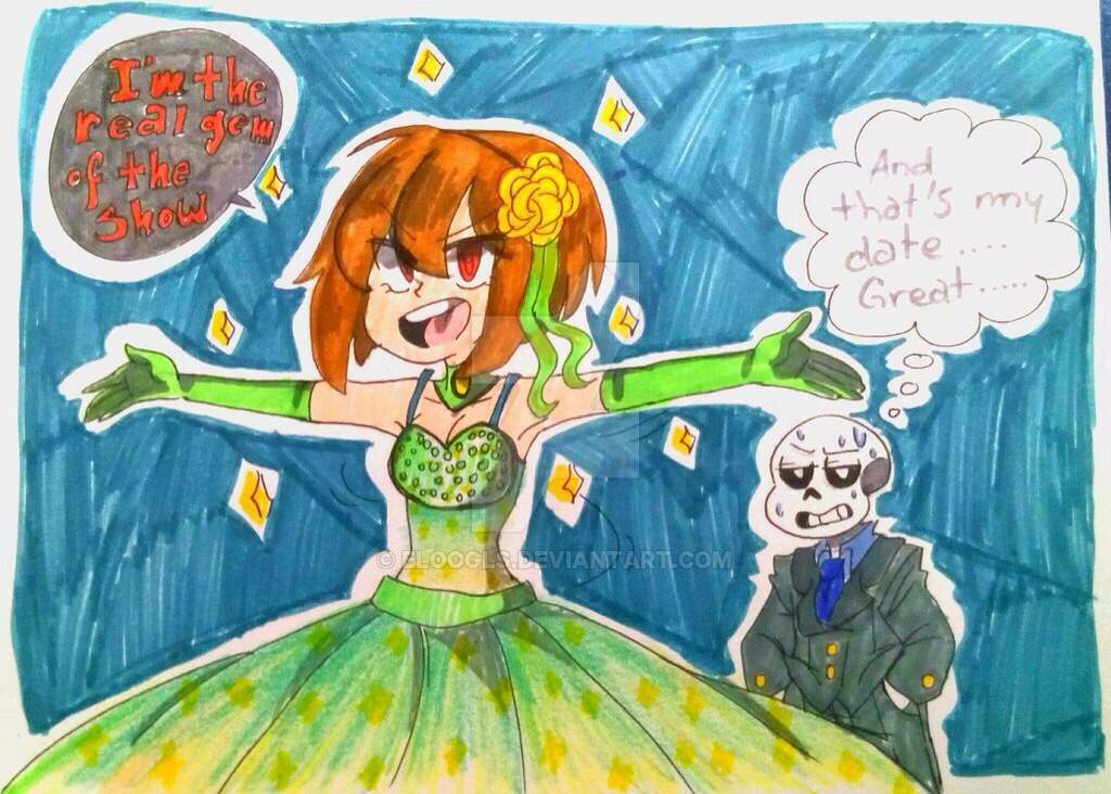 Yandere Chara X Sanspai | Undertale Amino