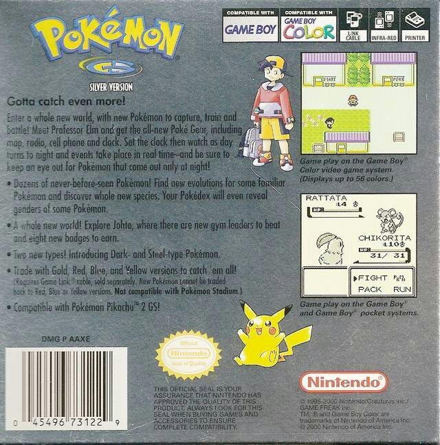 Pokémon Silver Version | Wiki | Pokémon Amino