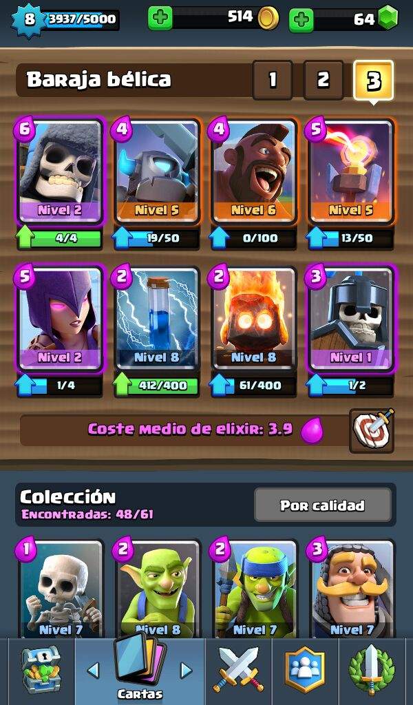 mejor mazo para arena 11 clash royale