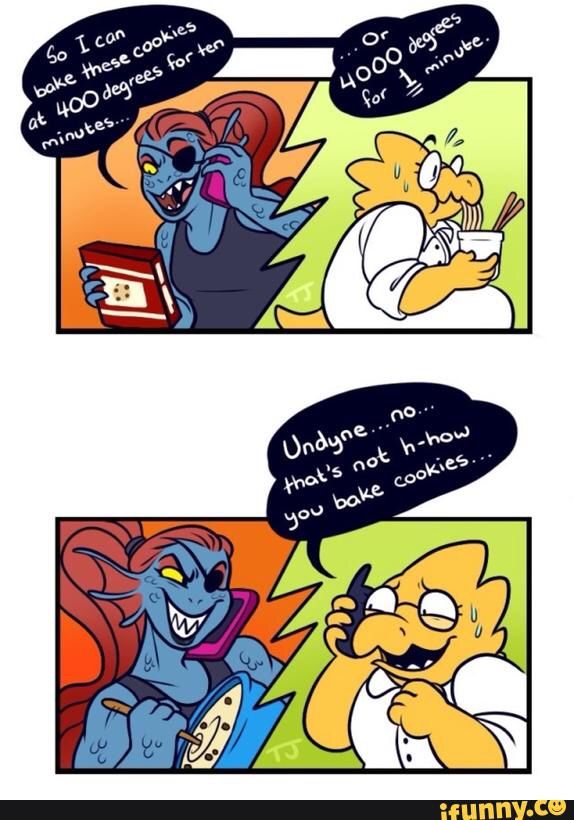 Cooking With Undyne Undertale Amino